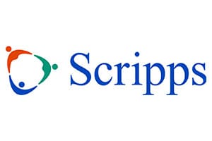 Scripps logo with colorful figures